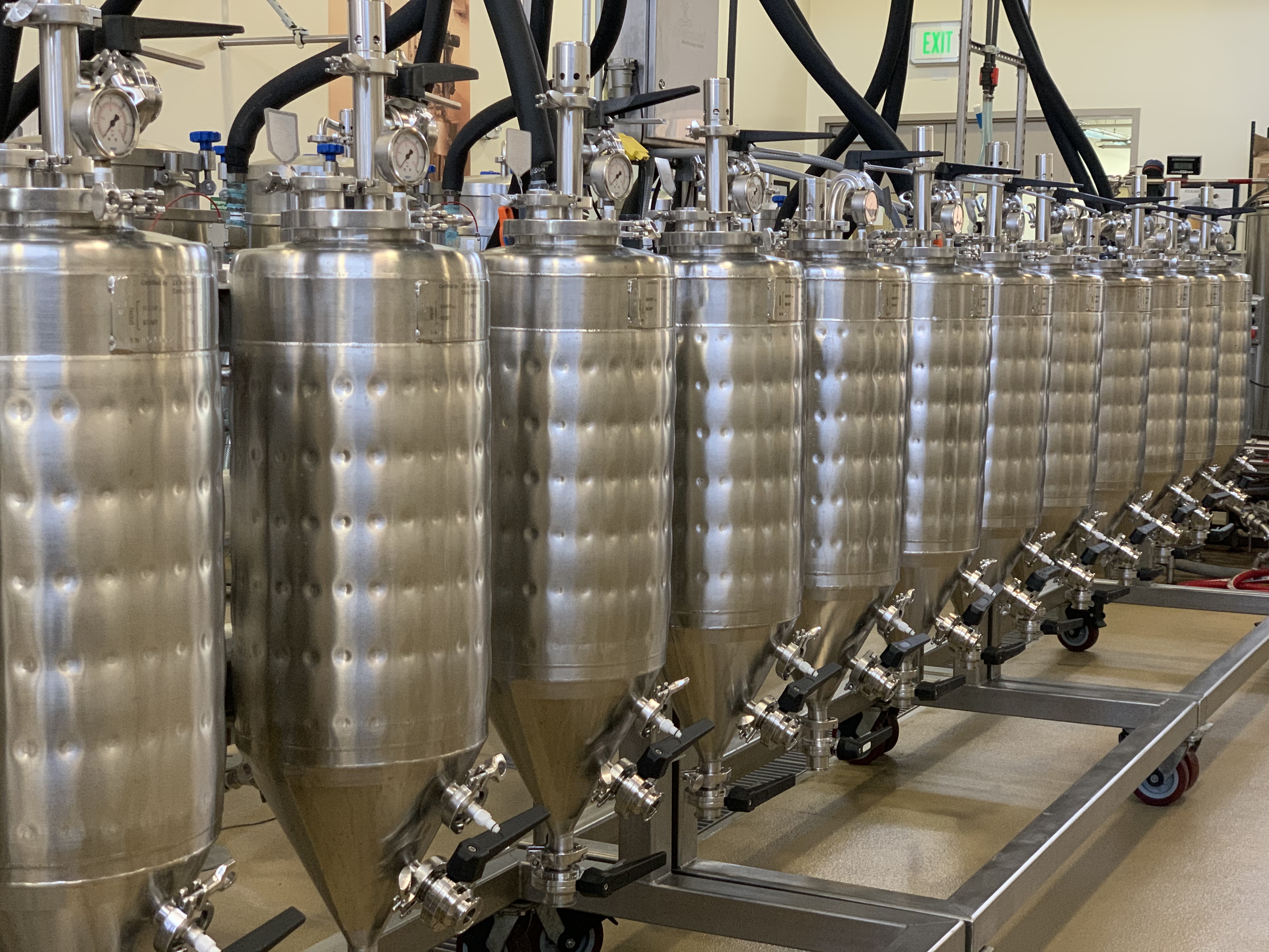 Glycol jacketed fermenters image