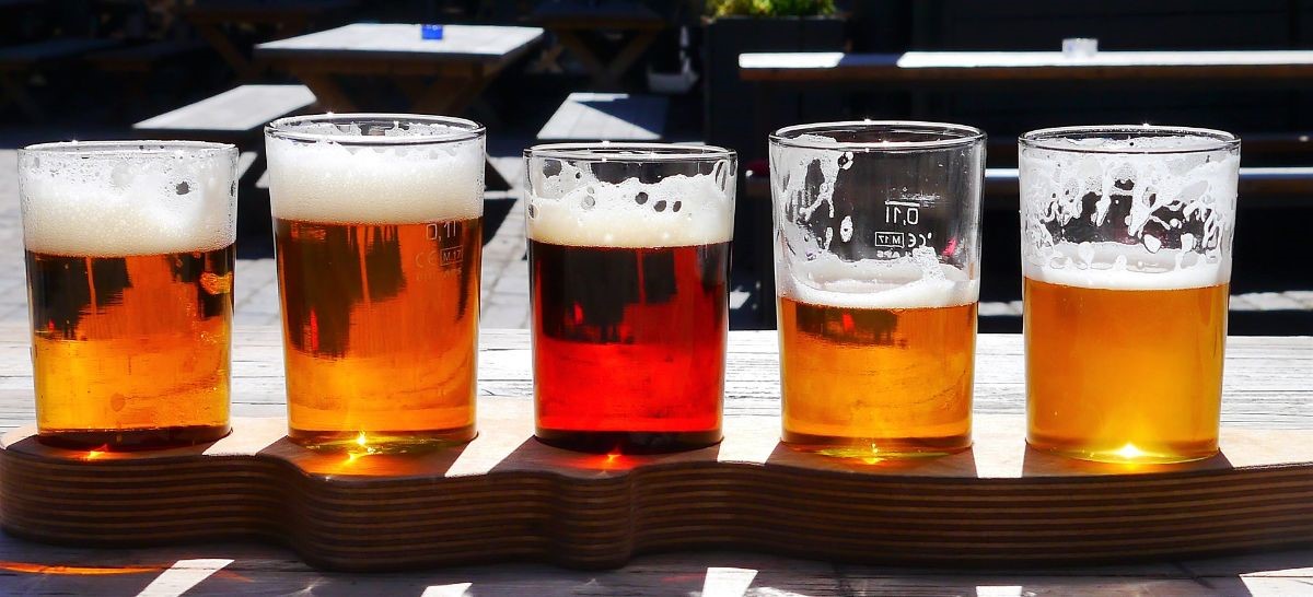 image of 5 beers