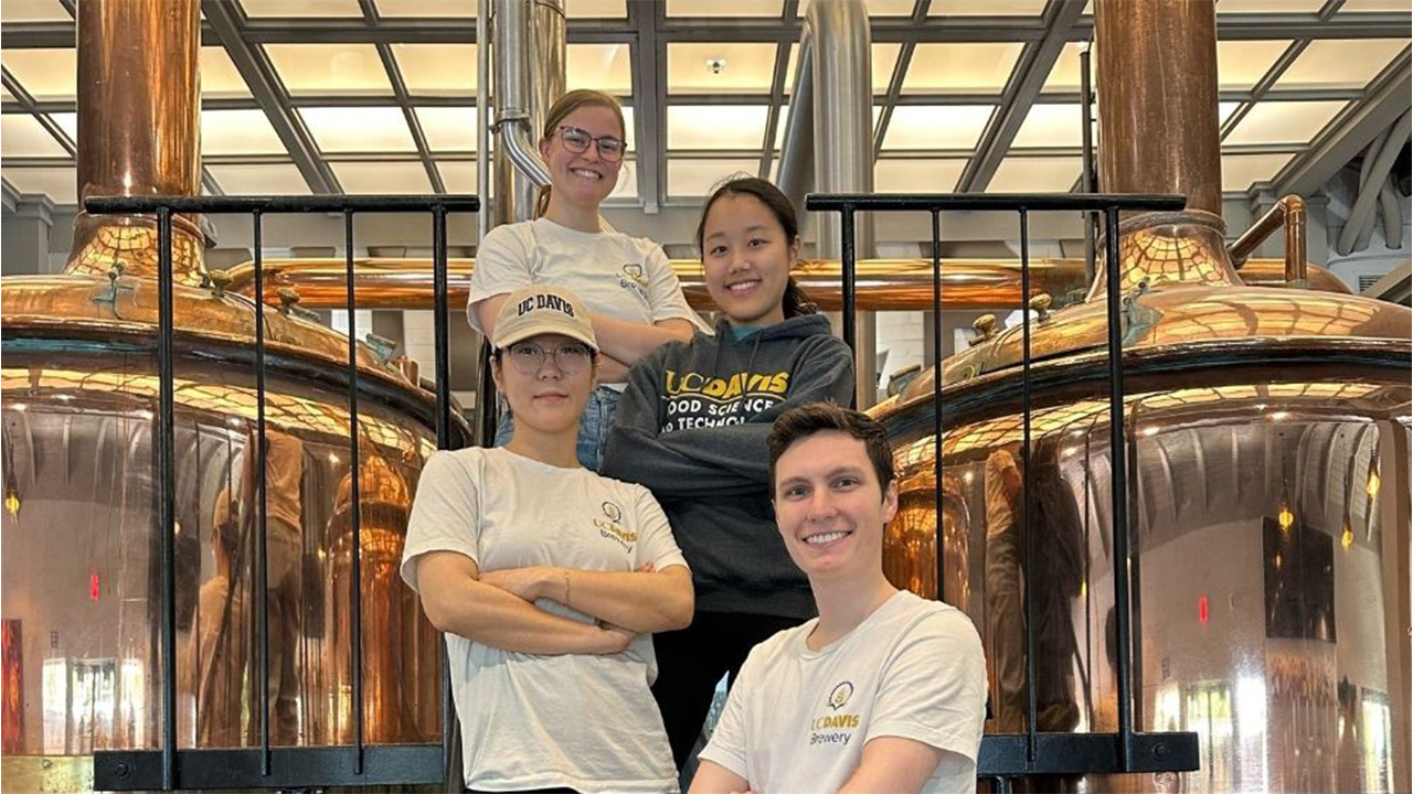 Students in 2023 Iron Brew winning team