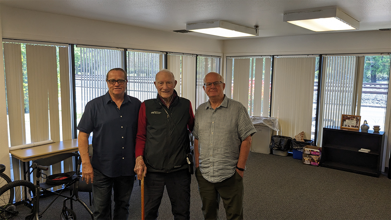 Professors Glen Fox, Michael Lewis and Charlie Bamforth